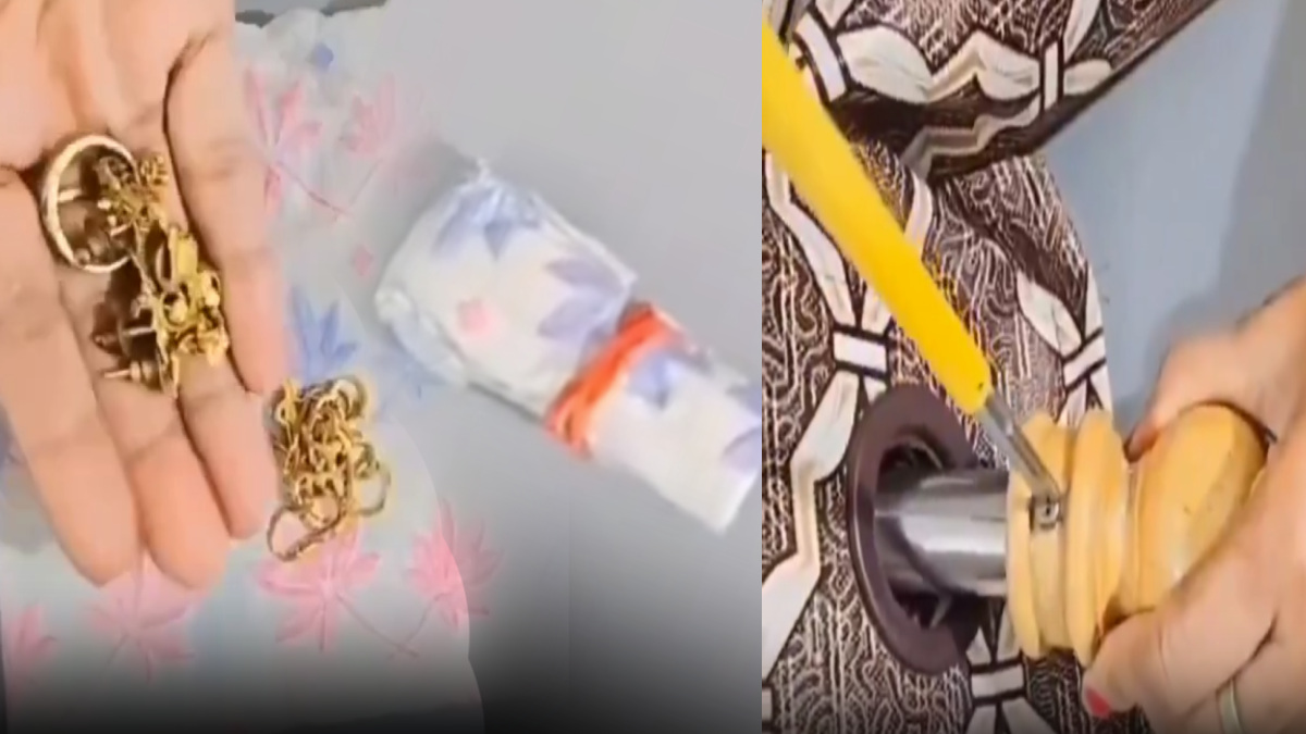 Viral 'Curtain Rod' Gold Hiding Hack Sparks Debate