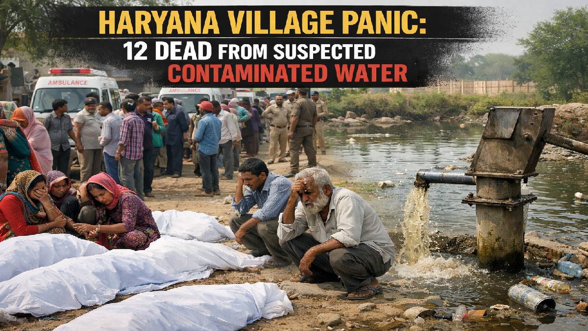 Haryana Village Panic: 12 Dead Linked to Suspected Contaminated Water in Palwal