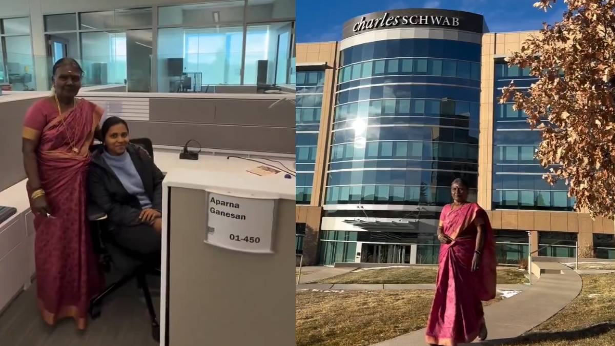 Heartwarming Story: Indian Daughter Brings Mother to Workplace in USA
