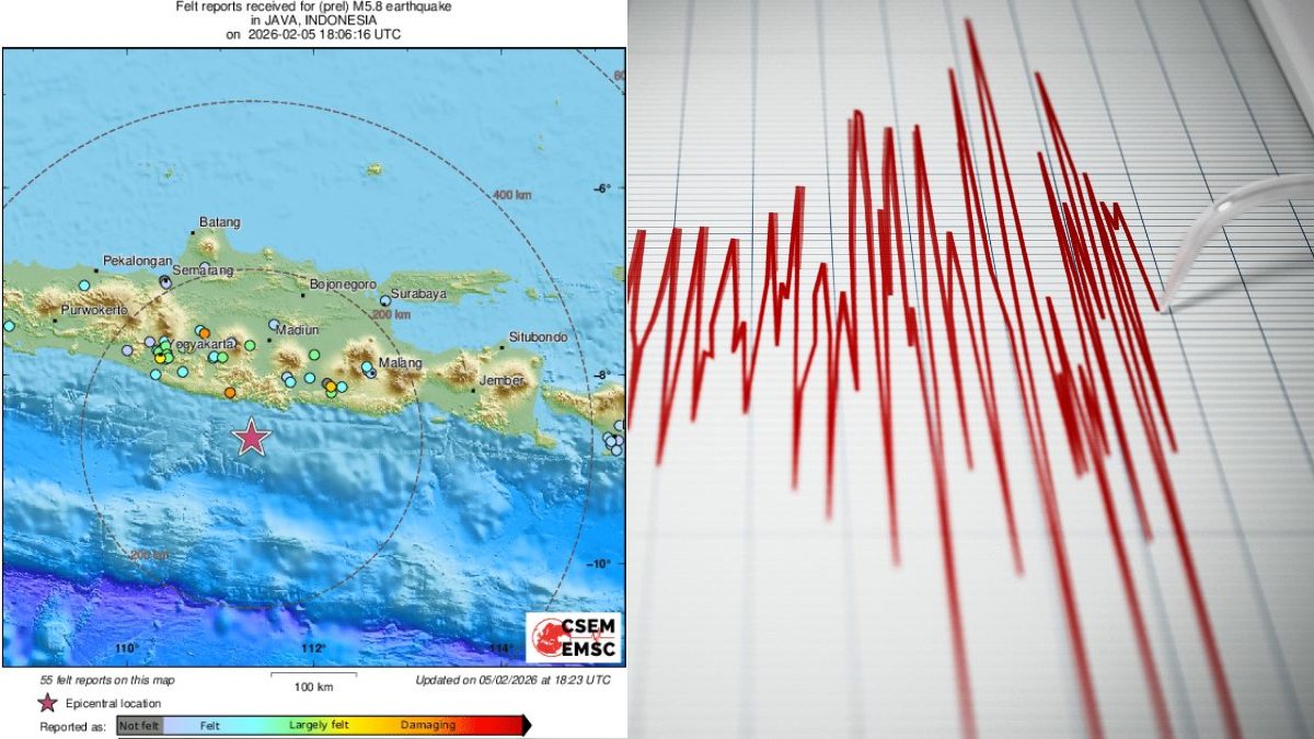 Powerful 5.8 Earthquake Shakes Java as Indonesia Grapples with Rising Seismic Activity