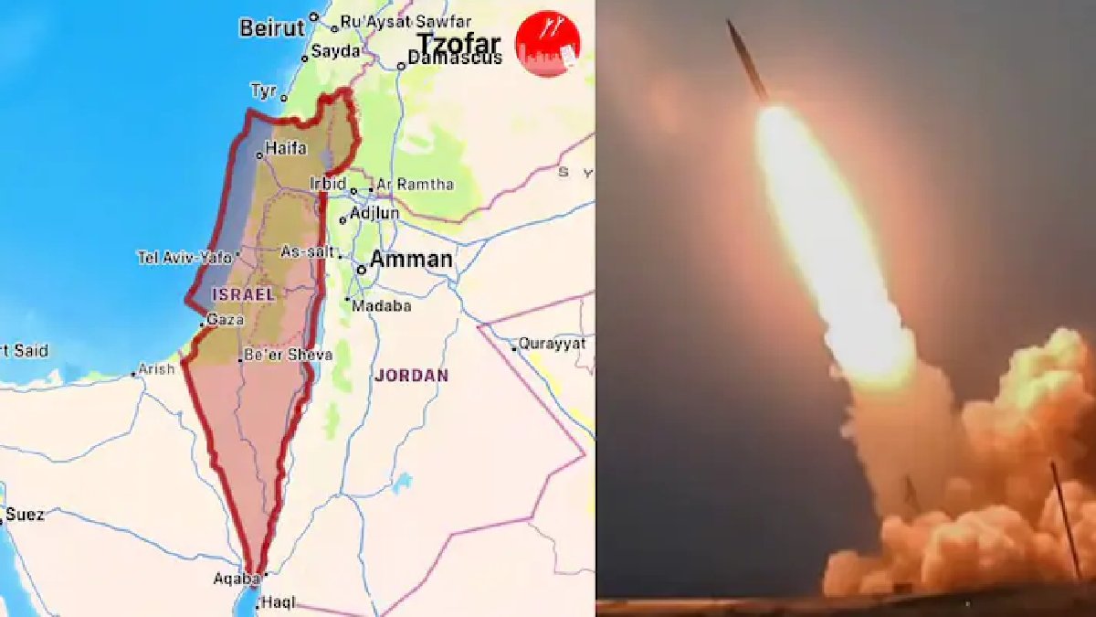 Israel Alert App Shows Country in Red: Iran Launches Ballistic Missiles