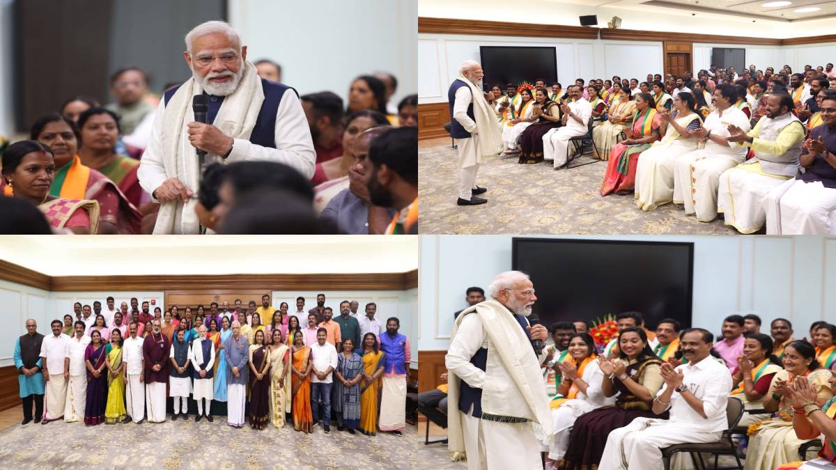 Kerala BJP Leaders Meet PM Modi at Lok Kalyan Marg to Strengthen Grassroots Connect