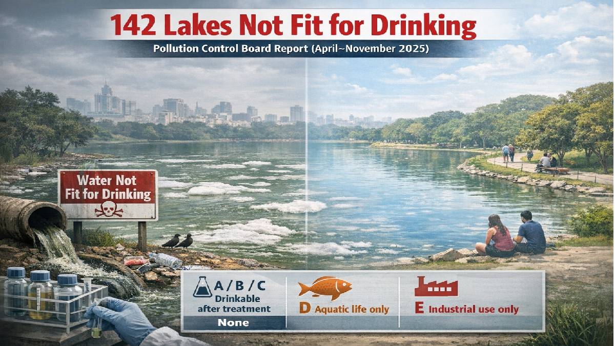 ಅಂತರಜಲದ ಆಸರೆಗೋ? ಕೈಗಾರಿಕಾ ತ್ಯಾಜ್ಯಕ್ಕೋ? ಕೆರೆಗಳ ಮರಣಶಾಸನ ಬರೆದ KSPCB ವರದಿ!!