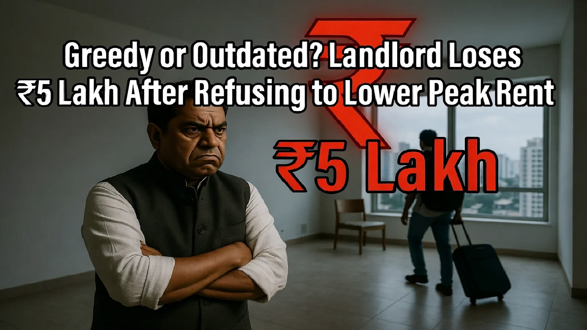 Greedy or Outdated? Bengaluru Landlord Loses ₹5 Lakh After Refusing to Lower 'Peak' Rent