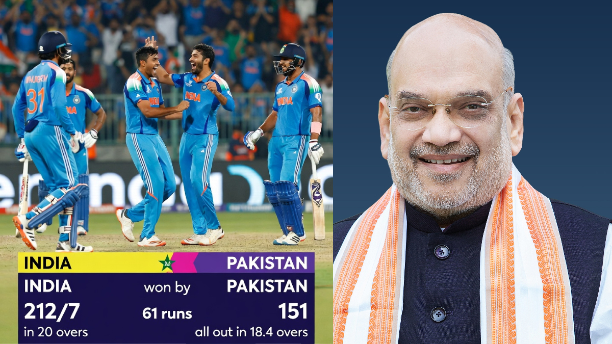 Amit Shah Congratulates Team India After Dominant Win Against Pakistan In T20 World Cup