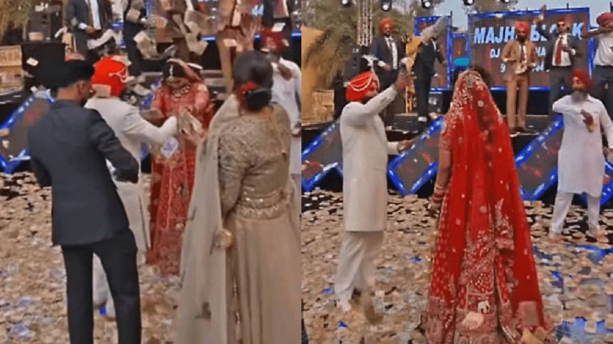 ಮದುವೆ ವೇದಿಕೆ ಮೇಲೆ 5 ಲಕ್ಷದ ನೋಟಿನ ಸುರಿಮಳೆ - ಈ ಅದ್ದೂರಿತನ ಕಂಡರೆ ನೀವು ಶಾಕ್ ಆಗ್ತೀರಾ!!