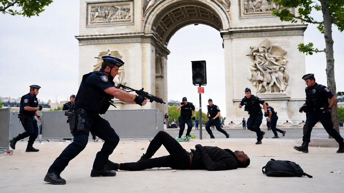 Paris Arc de Triomphe Attack: Police Shoot Terror Suspect