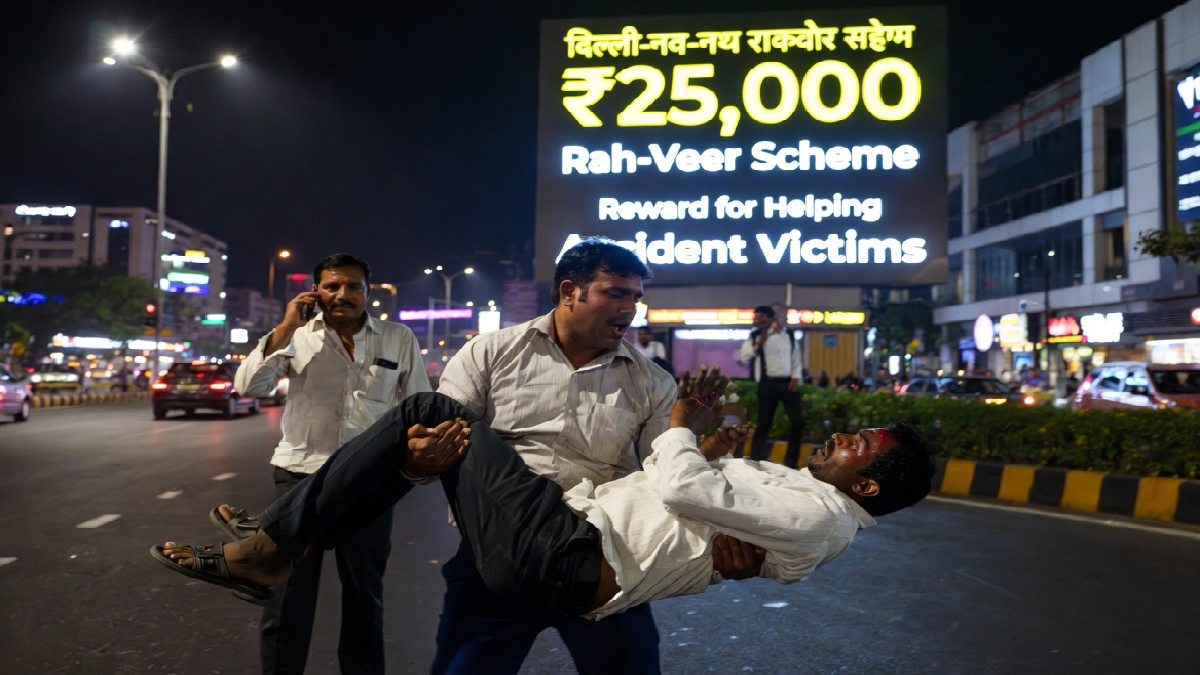 Delhi’s New Rah-Veer Scheme: Get ₹25,000 Reward for Helping Accident Victims
