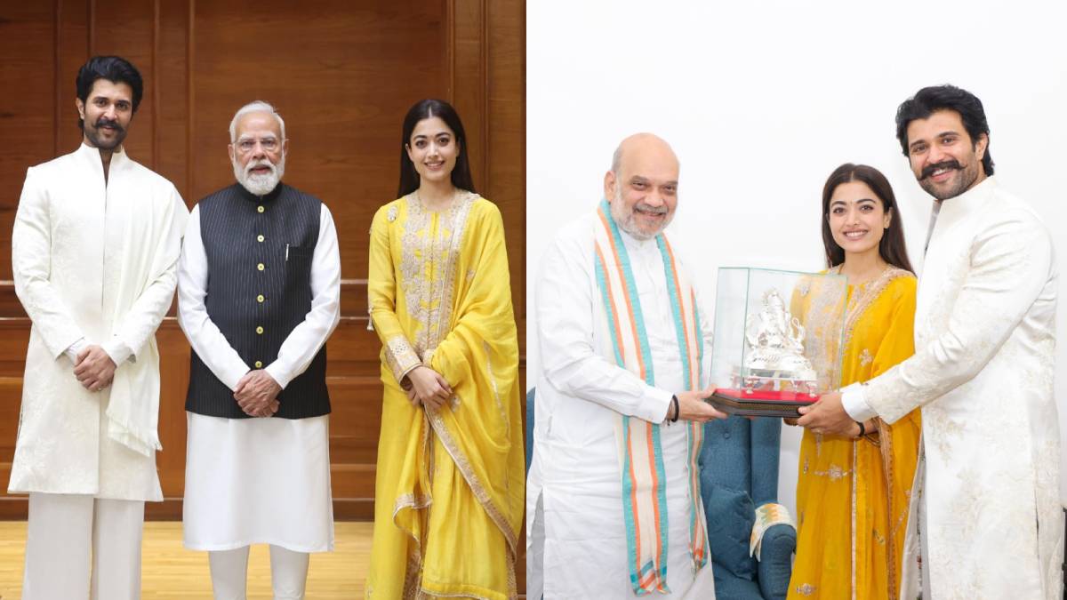 Rashmika and Vijay Personally Invite PM Modi and Amit Shah to Reception