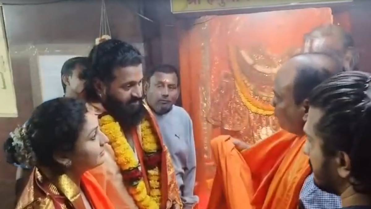 ಅಂಜನಾದ್ರಿಯಲ್ಲಿ 'ಜೈ ಹನುಮಾನ್' ಚಿತ್ರಕ್ಕೆ ಅದ್ಧೂರಿ ಚಾಲನೆ -  ಕಿಷ್ಕಿಂಧಾ ನಾಡಿಗೆ ಬಂದ ಡಿವೈನ್ ಸ್ಟಾರ್!!