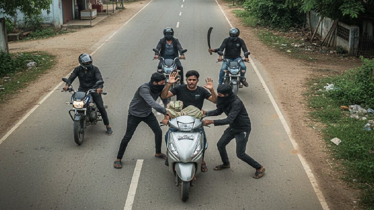 Cinema-Style Heist in Bengaluru: Masked Gang Targets Cash Agent on Sakalavara Road, Flees with ₹31.38 Lakh