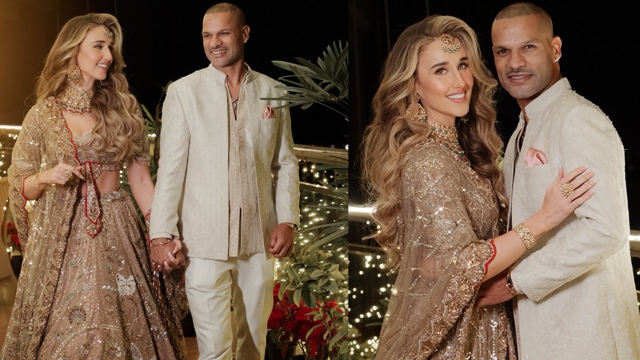 Shikhar Dhawan & Sophie Shine Sangeet Photos: Wedding Highlights