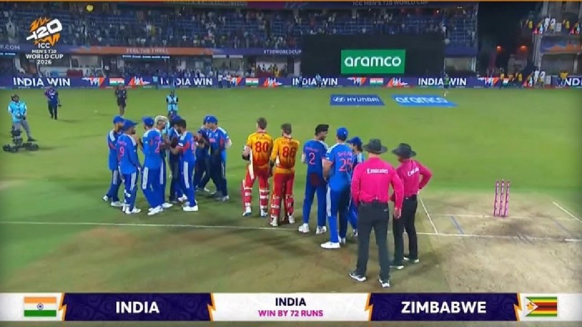 India vs Zimbabwe T20 World Cup 2026: India Wins by 72 Runs in Chennai