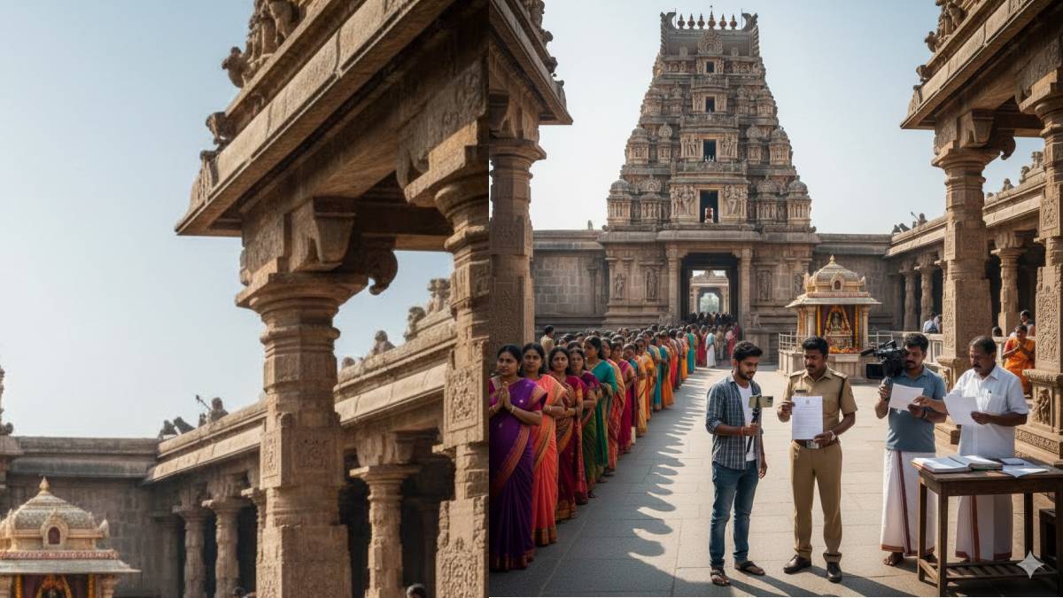 ಗರ್ಭಗುಡಿ ಮುಂದೆ ಫೋಸ್ ಕೊಡುವ ಮುನ್ನ ಎಚ್ಚರ! ಮುಜರಾಯಿ ಇಲಾಖೆಯಿಂದ ಕಠಿಣ ಮಾರ್ಗಸೂಚಿ ಪ್ರಕಟ.