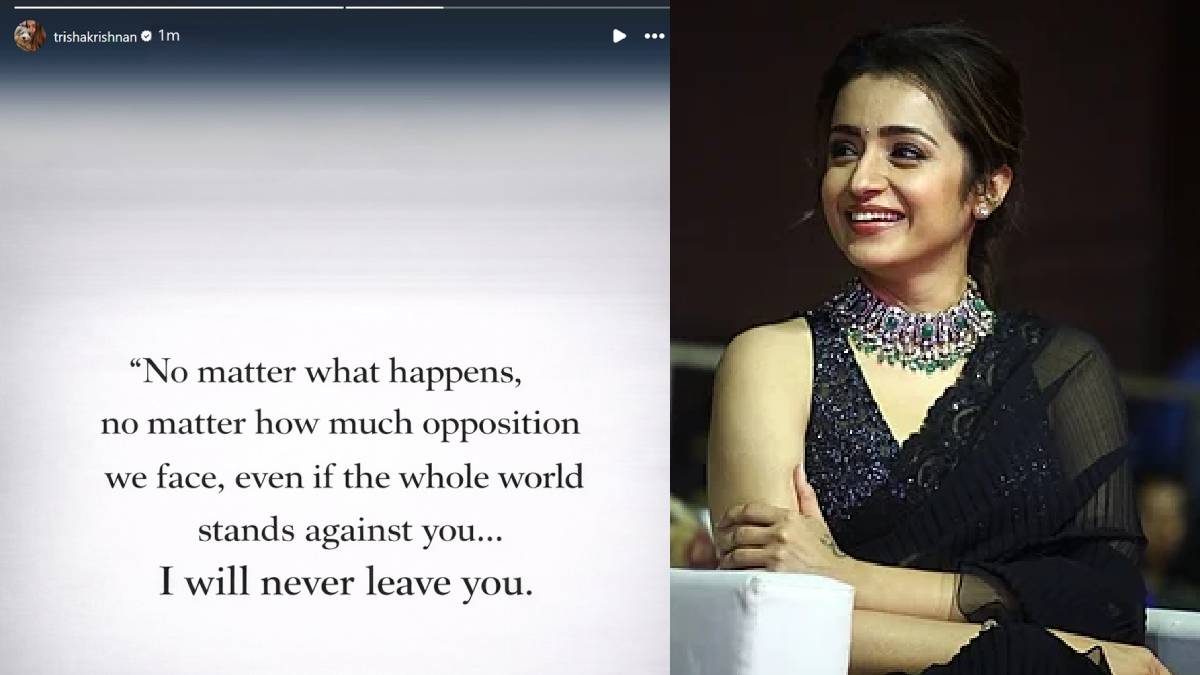 Trisha Krishnan’s Emotional Post Leaves Fans Wondering About Hidden Meaning and Timing