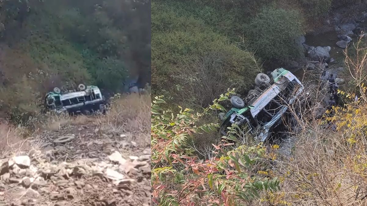 Uttarakhand: 5 Dead, 15 Injured After Himachal Roadways Bus Plunges into Gorge in Dehradun’s Kalsi