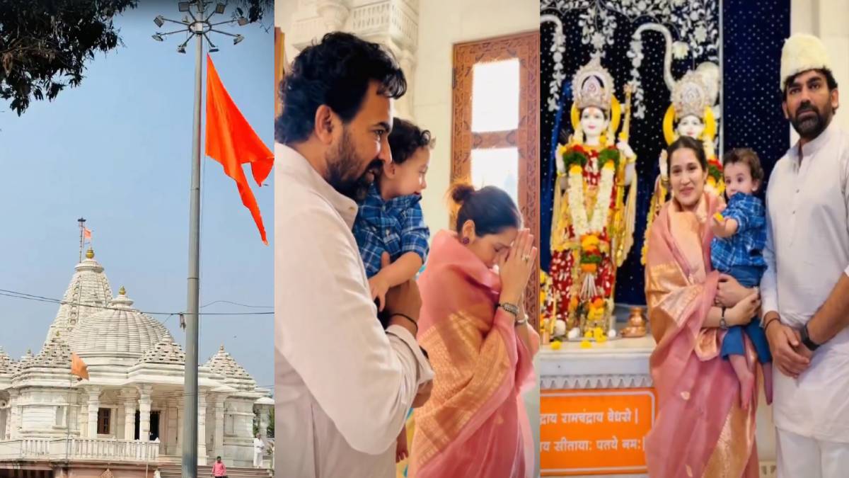 ಮಗನೊಂದಿಗೆ ರಾಮನ ಆಶೀರ್ವಾದ ಪಡೆದ ಜಹೀರ್ ಖಾನ್ - ವಿಶೇಷ ಪೂಜೆ ಸಲ್ಲಿಸಿದ ಸಾಗರಿಕಾ ಘಾಟ್ಗೆ!!