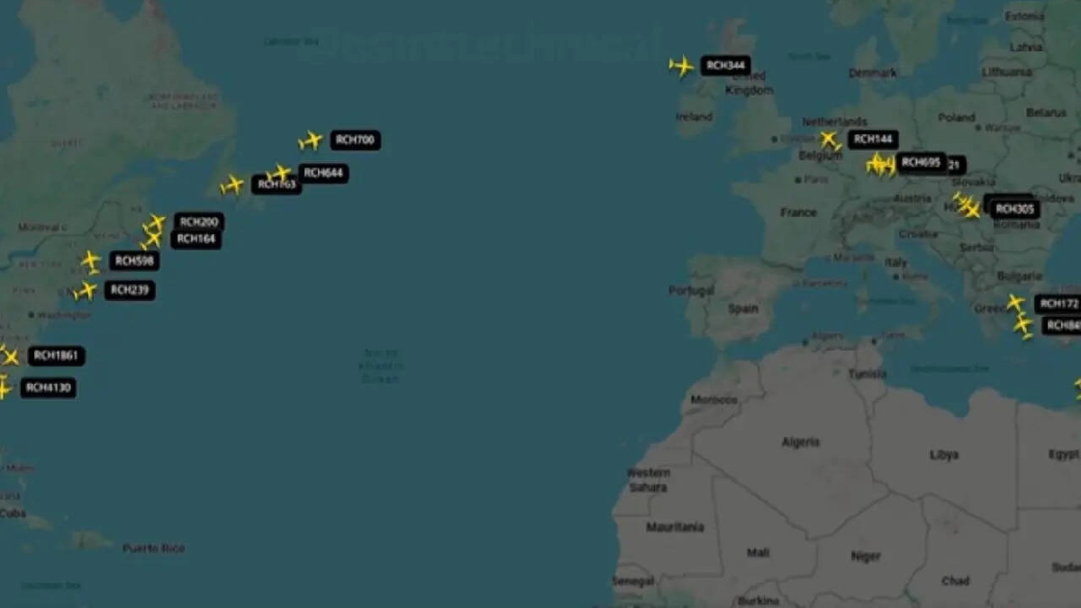 US Air Bridge to Middle East: Warplanes Tracked Near Iran | Photo Credit: X