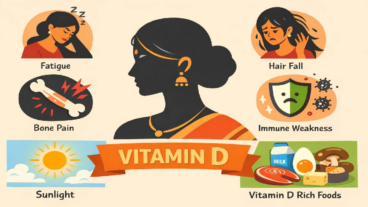 ಮಹಿಳೆಯರಲ್ಲಿ ವಿಟಮಿನ್ ಡಿ ಕೊರತೆ – ಕಾರಣಗಳು ಮತ್ತು ಪರಿಹಾರಗಳು