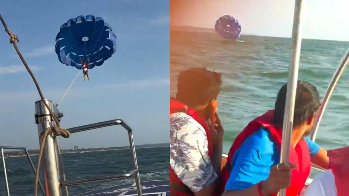 ಗೋವಾ ಪ್ರವಾಸಕ್ಕೆ ಹೋಗುವ ಮುನ್ನ ಎಚ್ಚರ - ಬಾಗಾ ಬೀಚ್‌ನಲ್ಲಿ ಪ್ಯಾರಾಸೈಲಿಂಗ್ ಮಾಡುವಾಗ ನಡೆದ ಈ ಘಟನೆ ಎದೆ ನಡುಗಿಸುತ್ತೆ!!