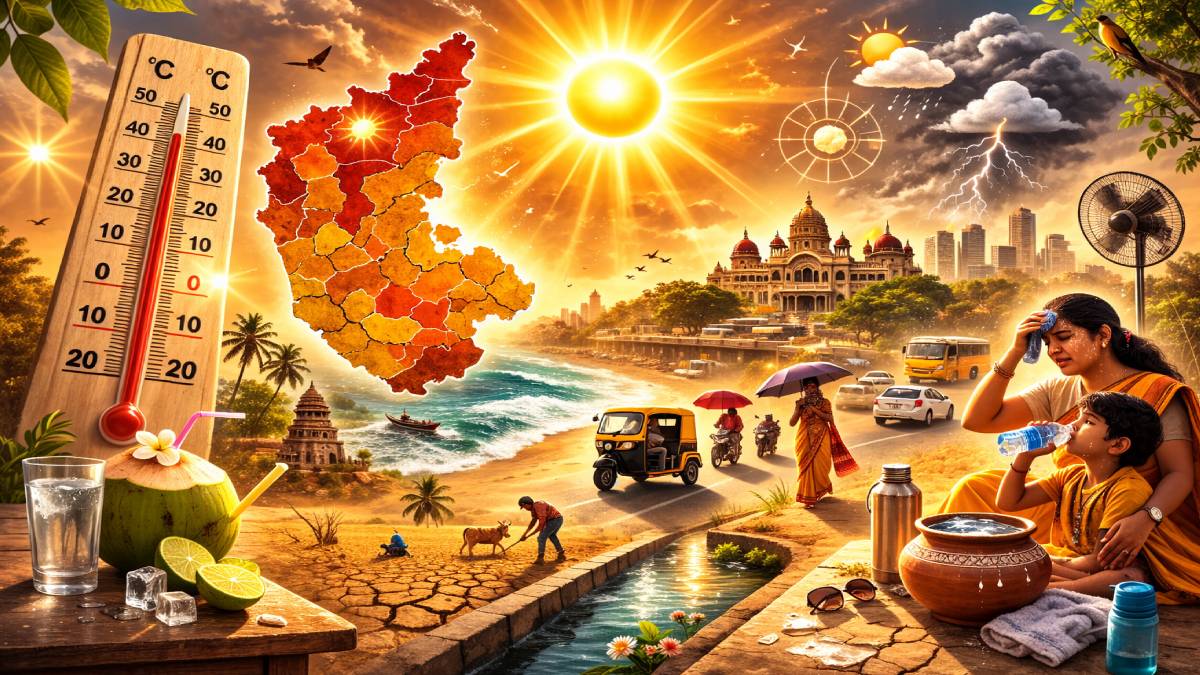 ಉತ್ತರ ಕರ್ನಾಟಕದಲ್ಲಿ ಬಿಸಿಲಿನ ಪ್ರಭಾವ – ಹವಾಮಾನ ಇಲಾಖೆ ಎಚ್ಚರಿಕೆ!!