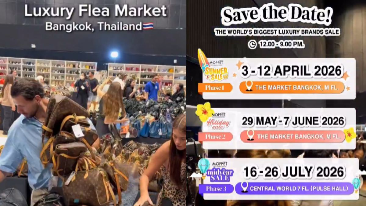 Bangkok’s Mega Luxury Sale Offers Thousands of Designer Items at Huge Discounts