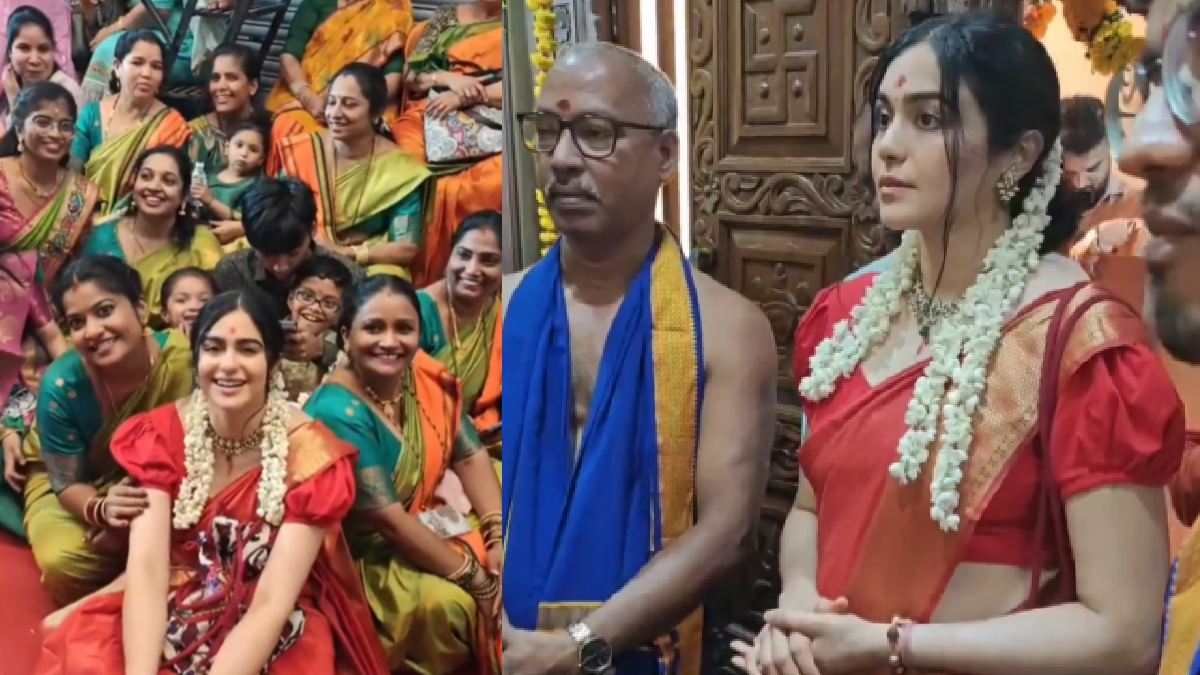 Adah Sharma’s Spiritual Journey: Witnessing the Kola Ritual at Dahisar Temple | Photo Credit: https://x.com/sanatan_kannada