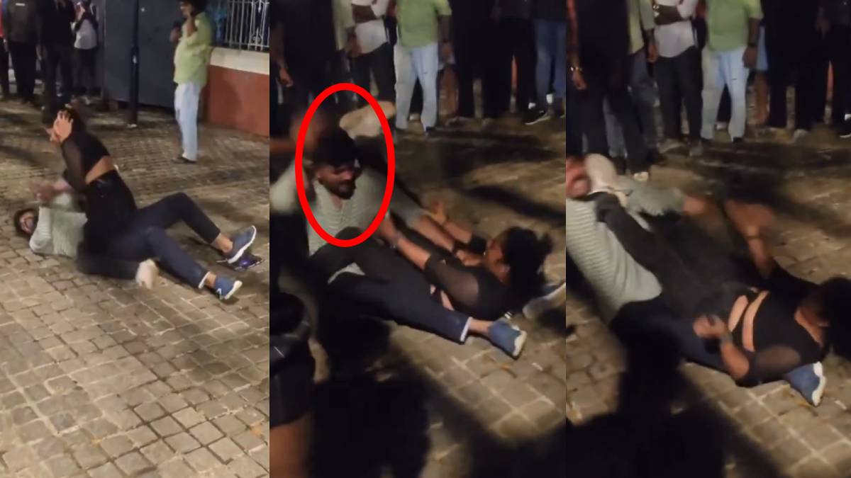 ರಸ್ತೆಯಲ್ಲಿ ಮಹಿಳೆಯ ರೌದ್ರಾವತಾರ - ಯುವಕನ ಮೇಲೆ ಕುಳಿತು ಮನಬಂದಂತೆ ಹೊಡೆದ ದೃಶ್ಯ ವೈರಲ್!! ವಿಡಿಯೋ;