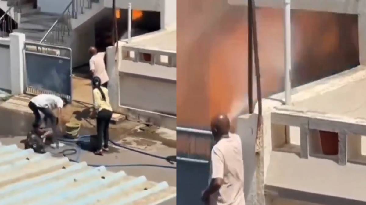 ಅಪಾರ್ಟ್ಮೆಂಟ್ ಪಾರ್ಕಿಂಗ್ ಏರಿಯಾದಲ್ಲಿ ಗ್ಯಾಸ್ ಸಿಲೆಂಡರ್ ಇಡೋರು ಹುಷಾರ್ - ಸರಣಿ ಸಿಲೆಂಡರ್ ಸ್ಫೋಟವಾದ ಘಟನೆ!! ವಿಡಿಯೋ;