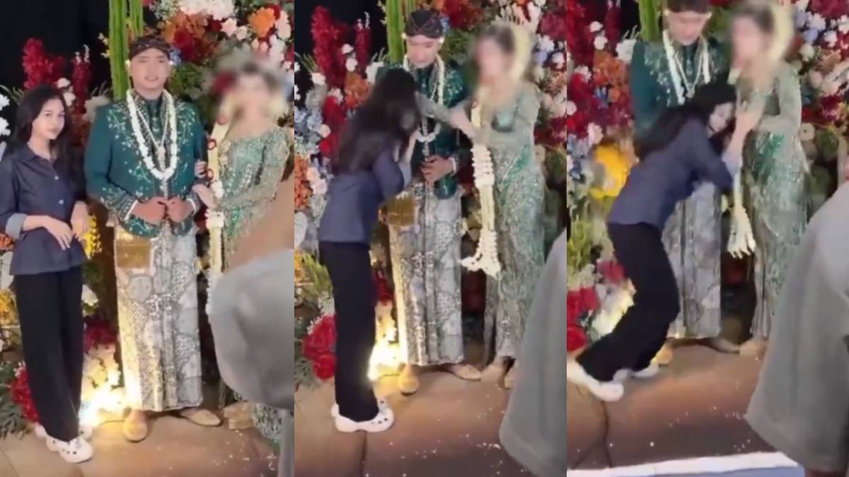 ಮದುವೆ ಮಂಟಪದಲ್ಲಿ ಹೈಡ್ರಾಮಾ | Photo Credit: X@NewsAlgebraIND