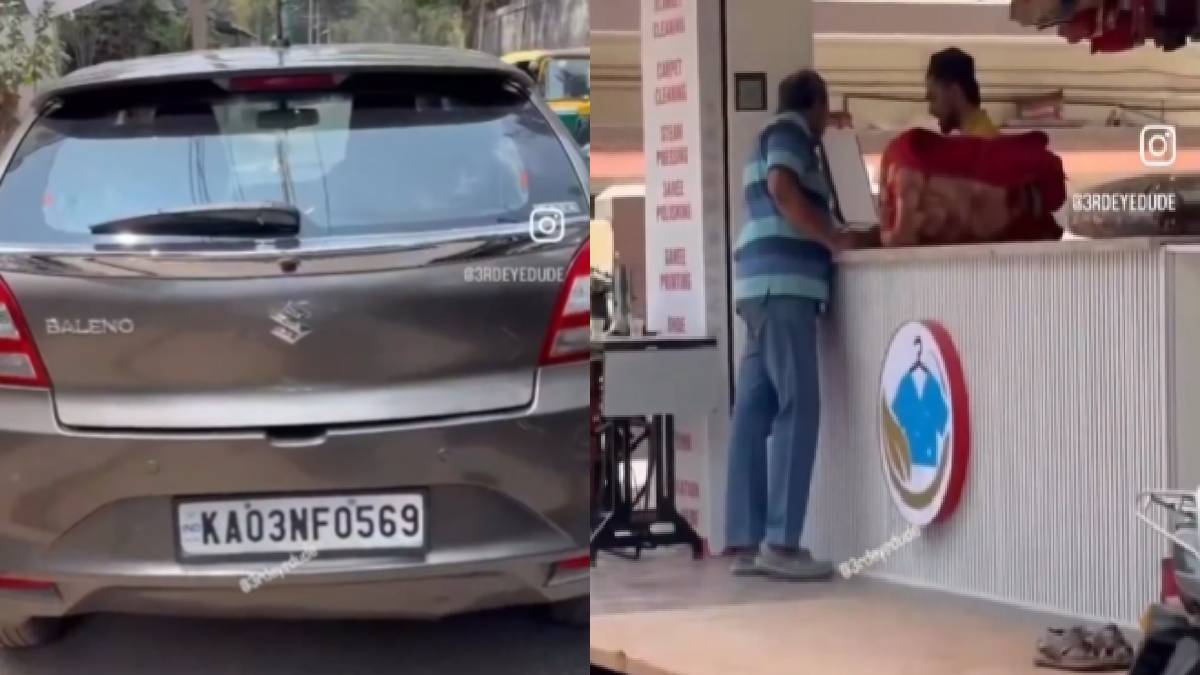 Arrogant Parking in Bilekahalli Blocks Ambulance and Sparks Chaos on Busy Road | Photo Credit: https://x.com/3rdEyeDude