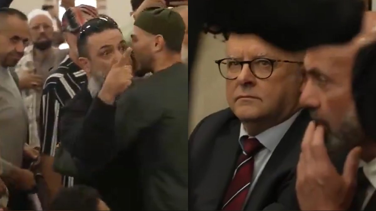 Anthony Albanese Leaves Sydney Mosque After Hostile Confrontation