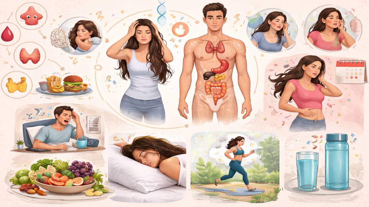 ಹಾರ್ಮೋನಲ್ ಅಸಮತೋಲನ – ಕಾರಣಗಳು ಮತ್ತು ಪರಿಹಾರಗಳು!!