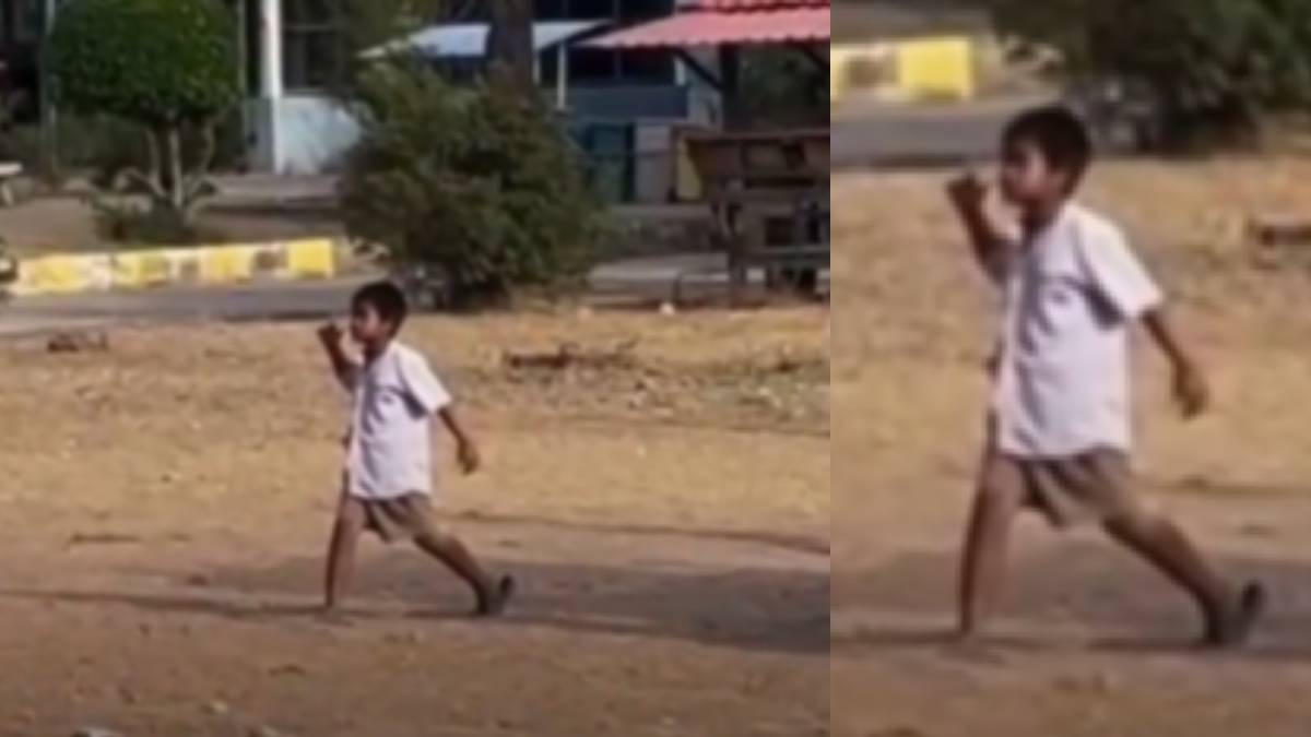 School Student’s Awkward Pose During National Anthem Goes Viral