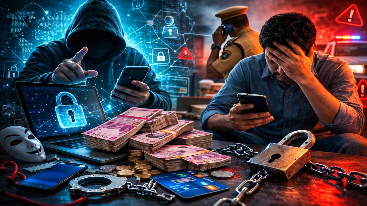 ಸ್ಕ್ರೀನ್ ಹಿಂದೆ ಕುಳಿತು ಜೇಬಿಗೆ ಕನ್ನ ಹಾಕ್ತಾರೆ - ಸೈಬರ್ ವಂಚನೆಗೆ ಕೇವಲ ಎರಡೇ ವರ್ಷದಲ್ಲಿ ₹468 ಕೋಟಿ ಹಣ ಮಟಾಶ್!!