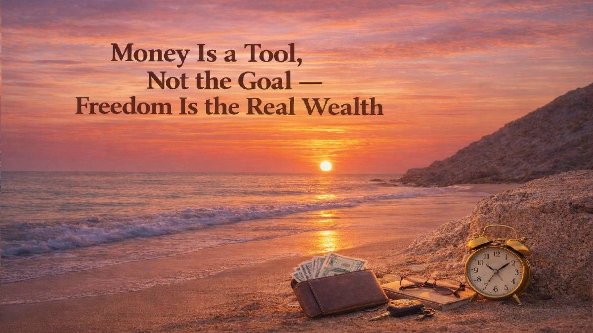 Money is a Tool, Not the Goal — Freedom is the Real Asset