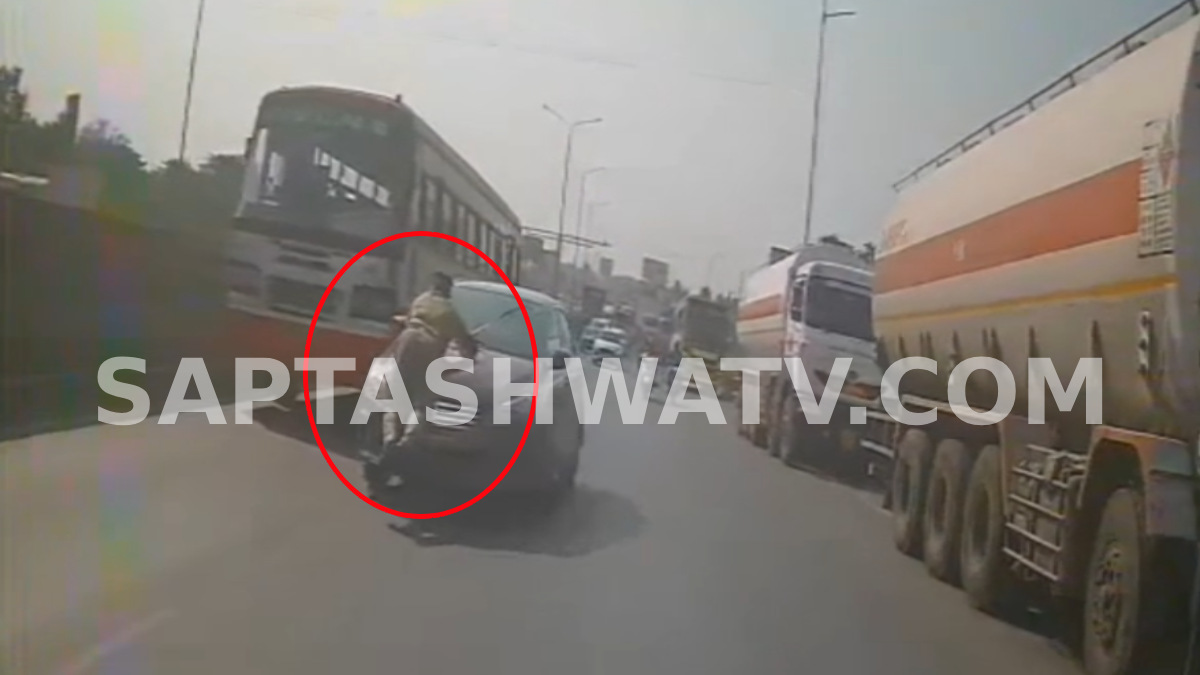 Bengaluru–Hosur Highway Road Rage: Smuggler Drives With Cop on Bonnet, Arrested