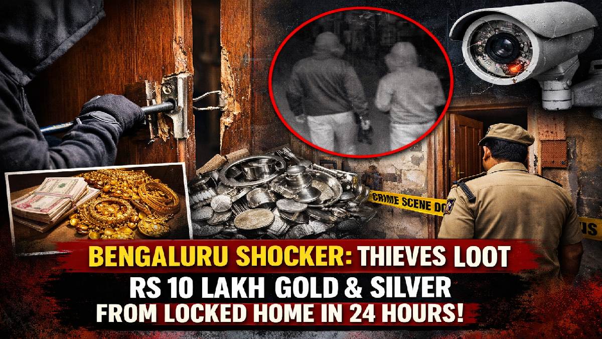 Bengaluru Shocker: Thieves Loot Rs 10 Lakh Gold & Silver from Locked Home in 24 Hours