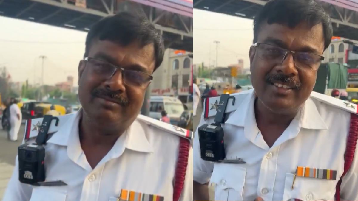Ramadan: Bengaluru Traffic Cop Shows Humanity While Enforcing Law