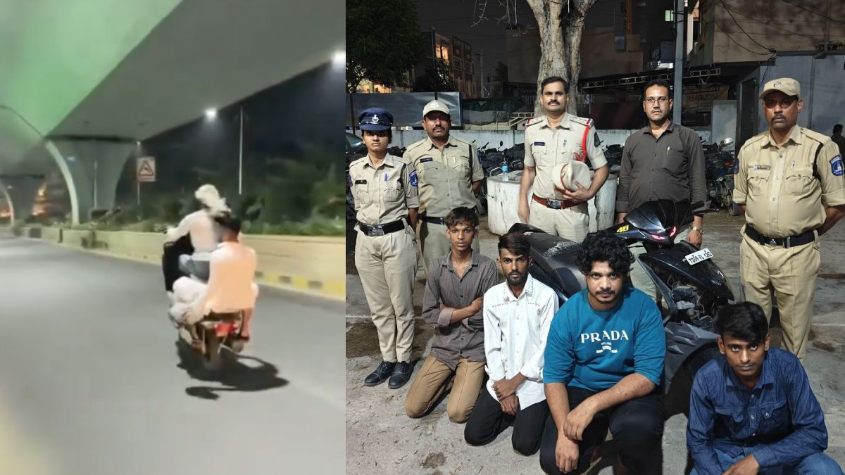 Hyderabad Bike Stunt Incident: Youths Arrested for Dangerous Acts in Attapur