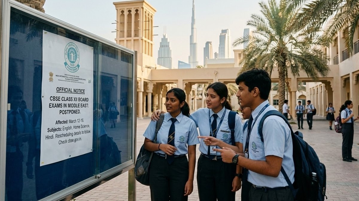 CBSE postpones 12th exams in Middle East from March 12 to 16