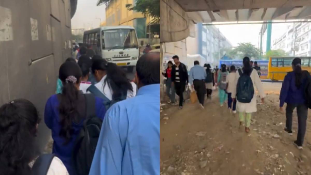 The Danger Outside Challaghatta Metro: Why We Urgently Need a Skywalk | Photo Credit: https://x.com/karnatakaportf