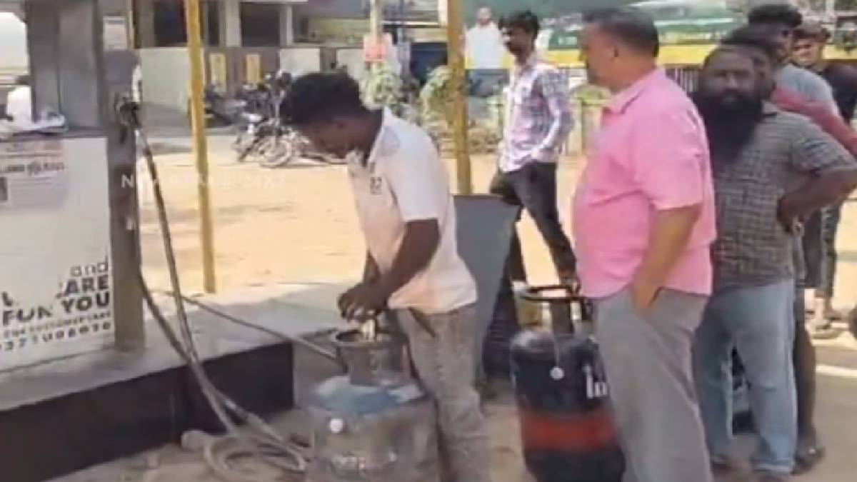 Viral Video Shows CNG Station Refilling LPG Cylinders, Raising Safety and Legal Concerns