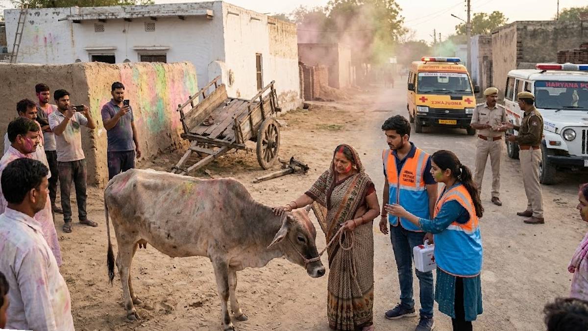 ಹಸುವಿಗೆ ಬಲವಂತವಾಗಿ ಮದ್ಯ ಕುಡಿಸಿ ಮೆರವಣಿಗೆ ಮಾಡಿದ ಕಿಡಿಗೇಡಿಗಳು - ಸಮಾಜ ತಲೆತಗ್ಗಿಸುವ ಕೃತ್ಯ!!