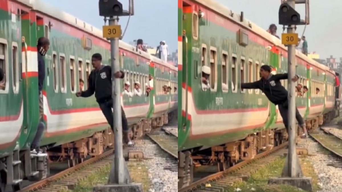 Man Robs Moving Train in Bangladesh as Passengers Watch Without Fear