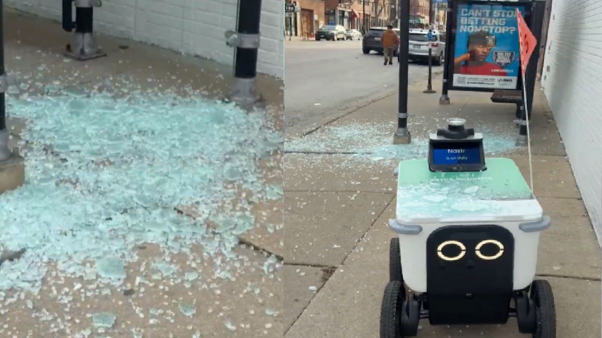 Chicago Delivery Robot Crashes Into Bus Shelter, Raising Safety Concerns in Crowded City