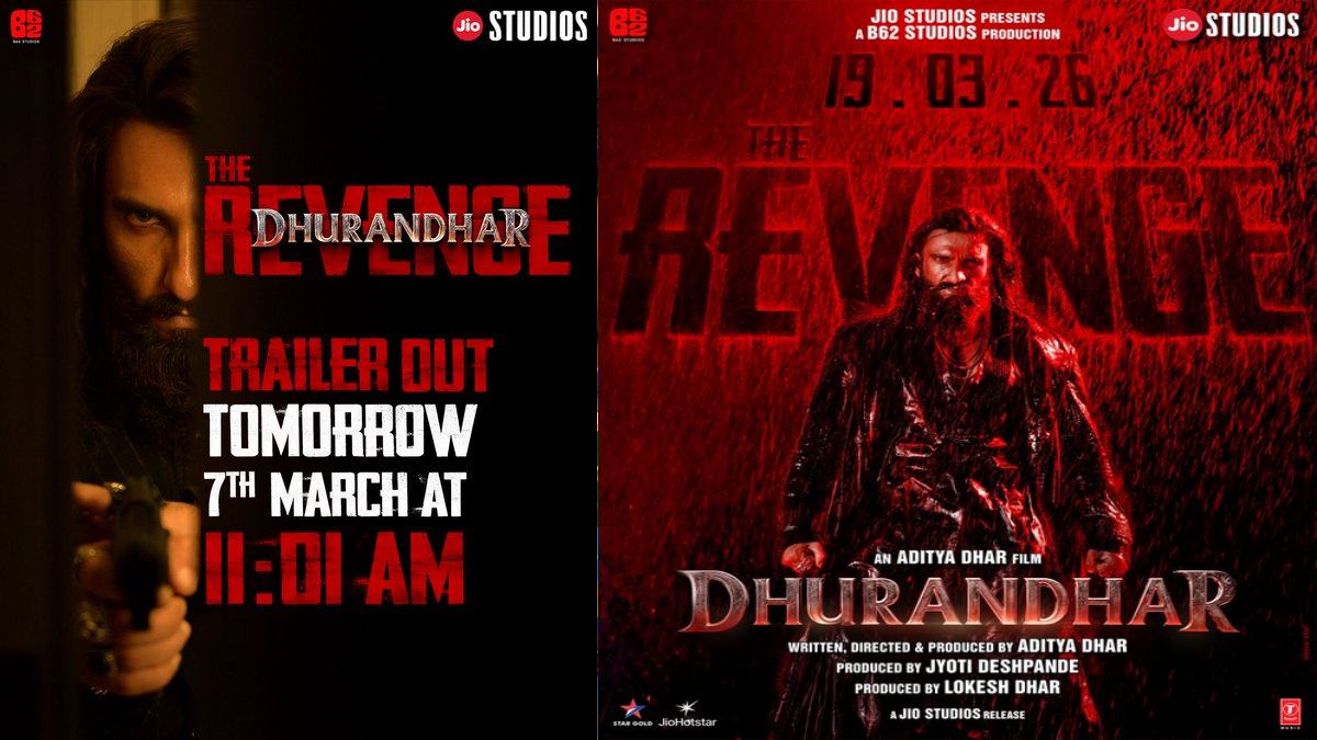 Dhurandhar The Revenge Trailer Tomorrow at 11:01 AM