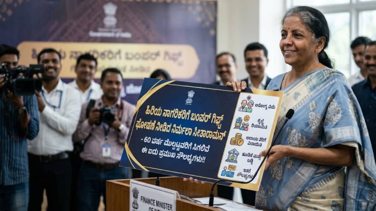 ಹಿರಿಯರಿಗೆ ಕೇಂದ್ರ ಸರ್ಕಾರದ 5 ಹೊಸ ಉಡುಗೊರೆಗಳು!!