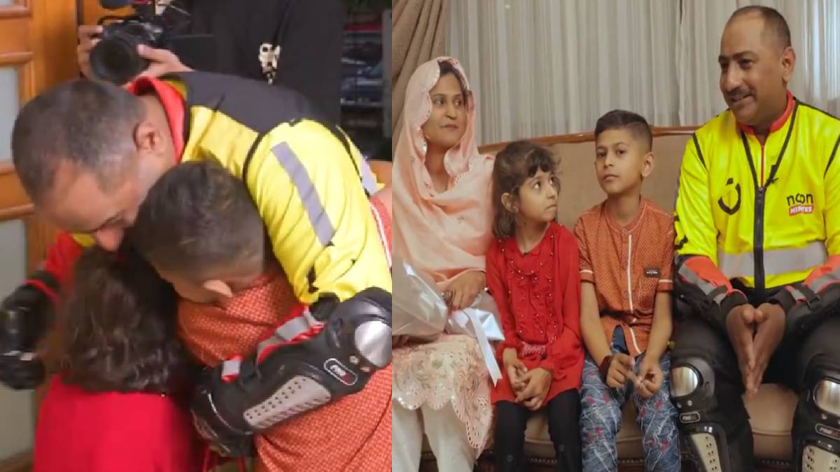 Dubai Honors Delivery Workers With Beautiful Family Reunion Surprise That Went Viral Online