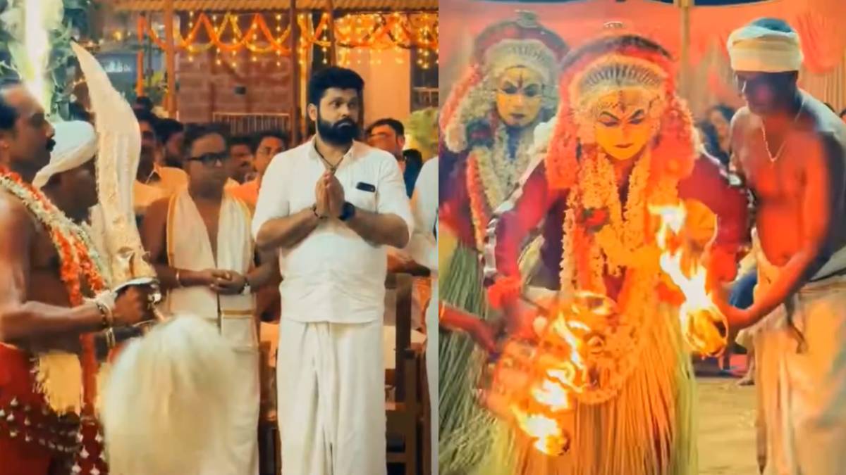 ಟೀಕೆಗಳಿಗೆ ತಲೆಕೆಡಿಸಿಕೊಳ್ಳದ ಸಿಂಪಲ್ ಸ್ಟಾರ್ - ಉಡುಪಿಯ ನೇಮ ಕೋಲದಲ್ಲಿ ಭಾಗಿಯಾದ ರಕ್ಷಿತ್ ಶೆಟ್ಟಿ!! ವಿಡಿಯೋ;